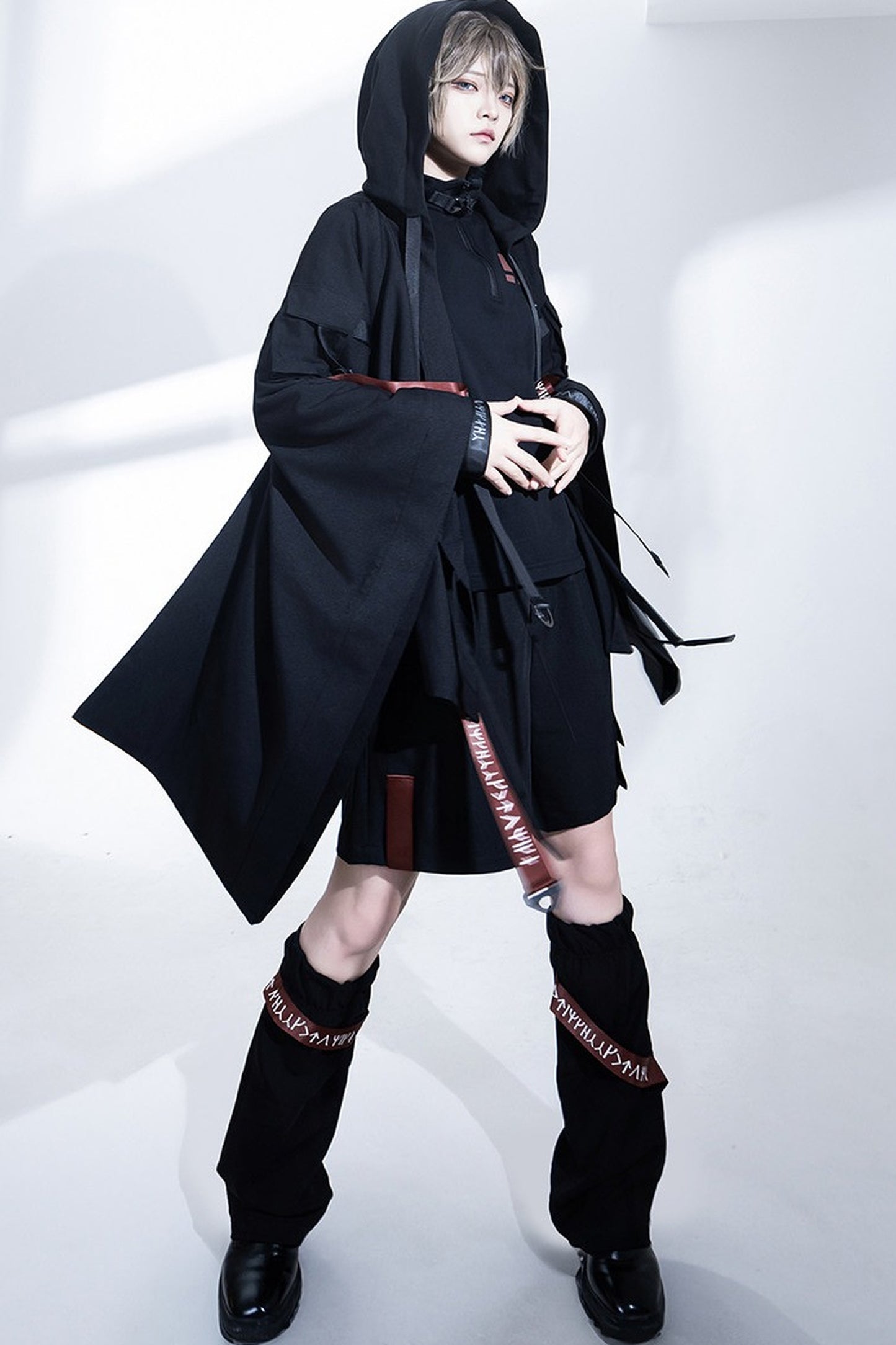 Wasteland Techwear Slim-Fit Pants+Leg warmers