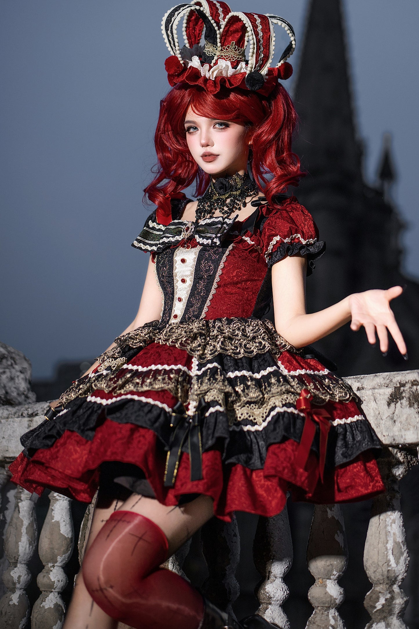 Robe Lolita boîte magique de rêve Reine des cœurs