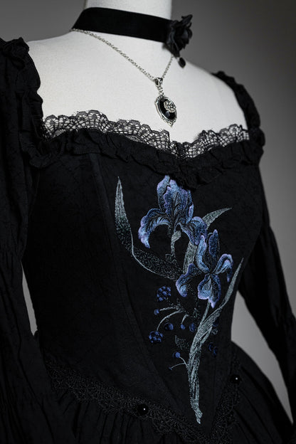 Gothic Embroidered Lolita Dress Set