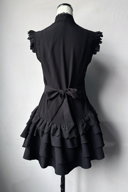 Melancholy Jellyfish Gothic Short Sleeve Dress