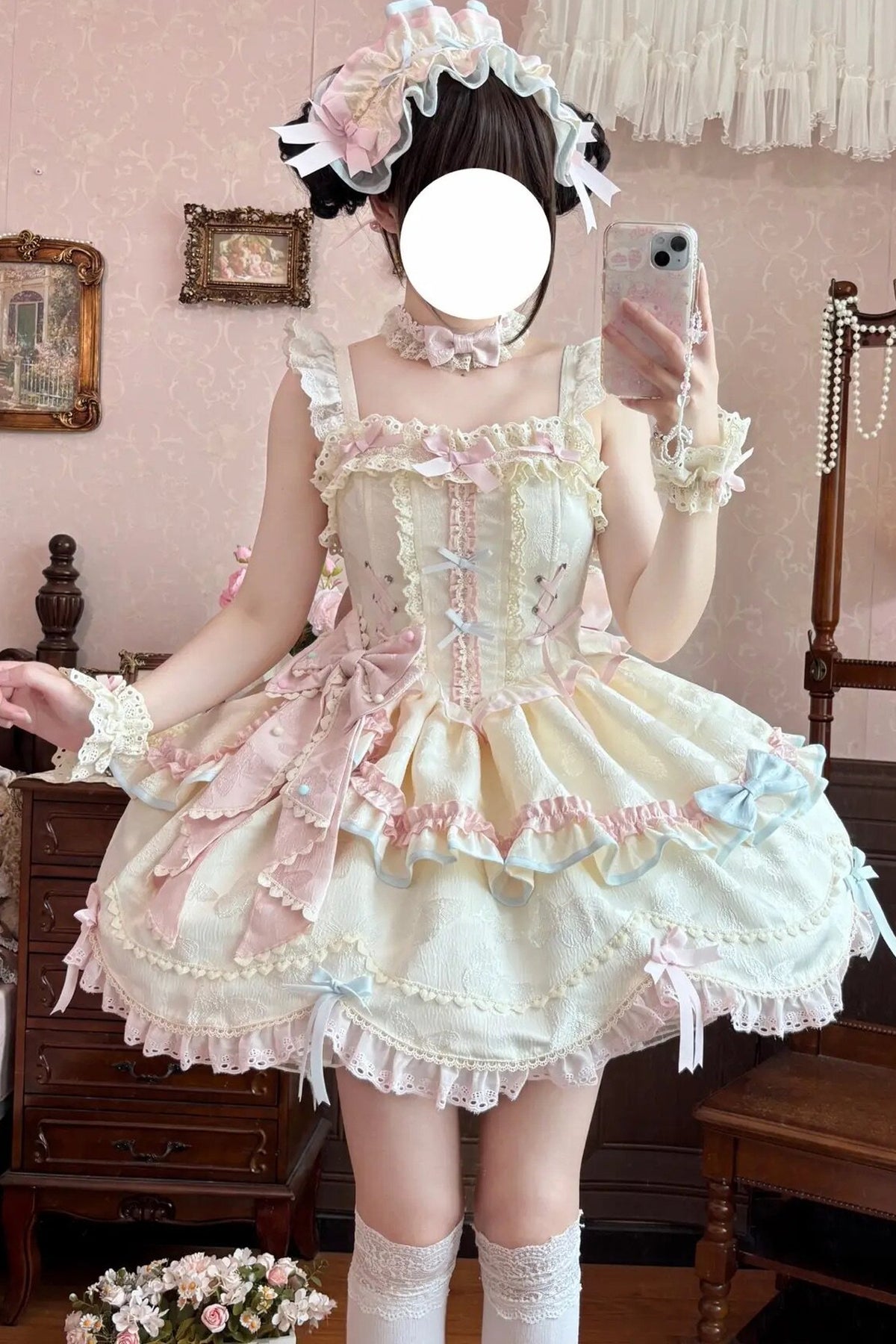 Robe crème style ballet