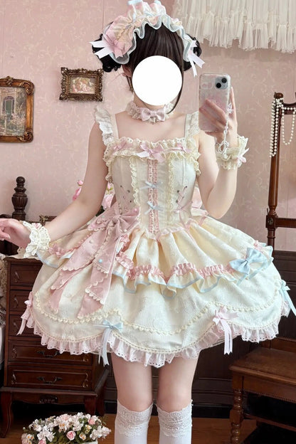 Robe crème style ballet