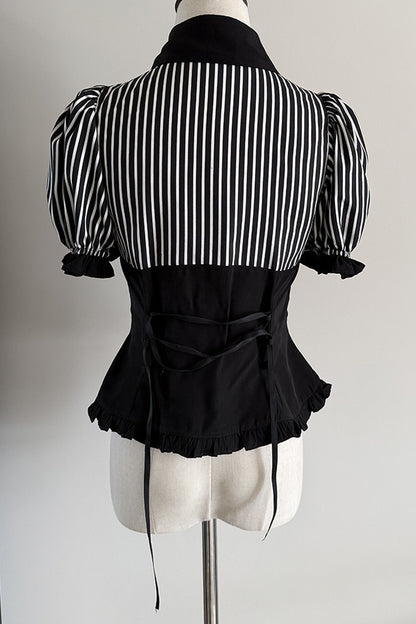 Gothic Style Short Sleeve Shirt