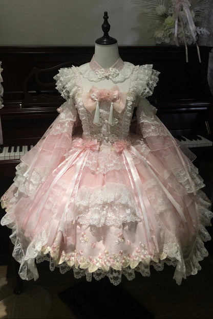 Sugar Blossom Chinese Lolita Dress