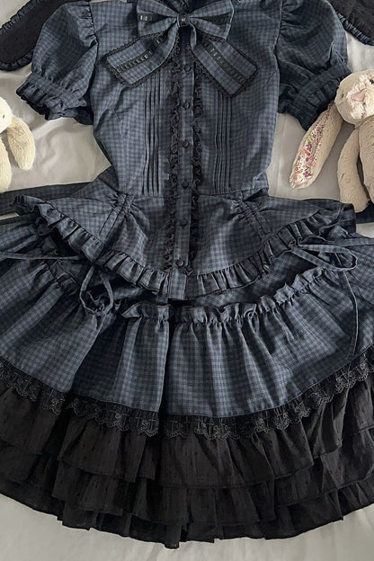 Hooded Rabbit Ear Top and Skirt Set
