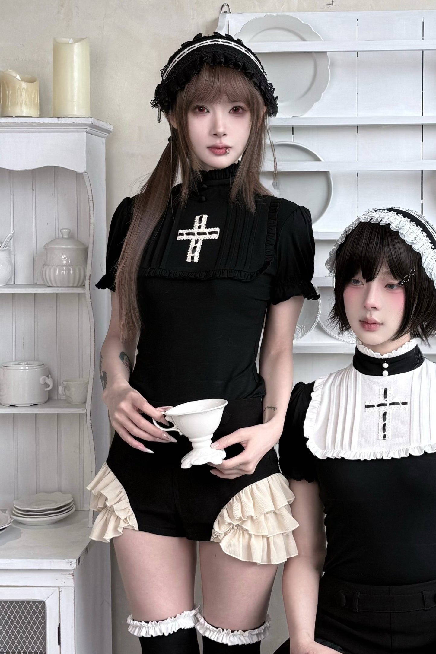 Angel Devil Gothic Doll Set-Up
