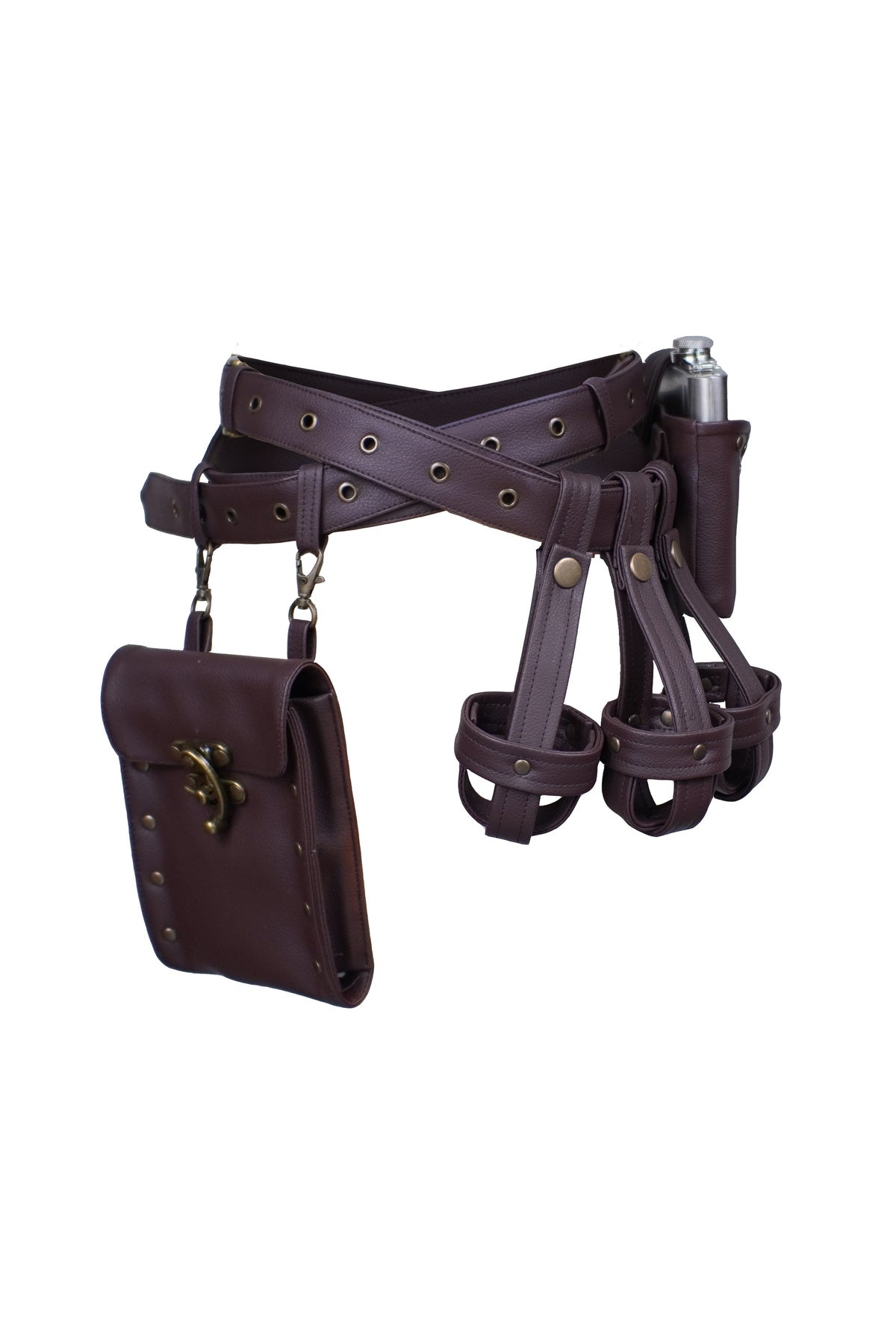 Steampunk Multi-Layer Waist Bag