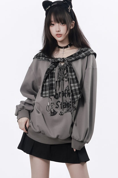 Plaid Shawl Jacket Set-Up