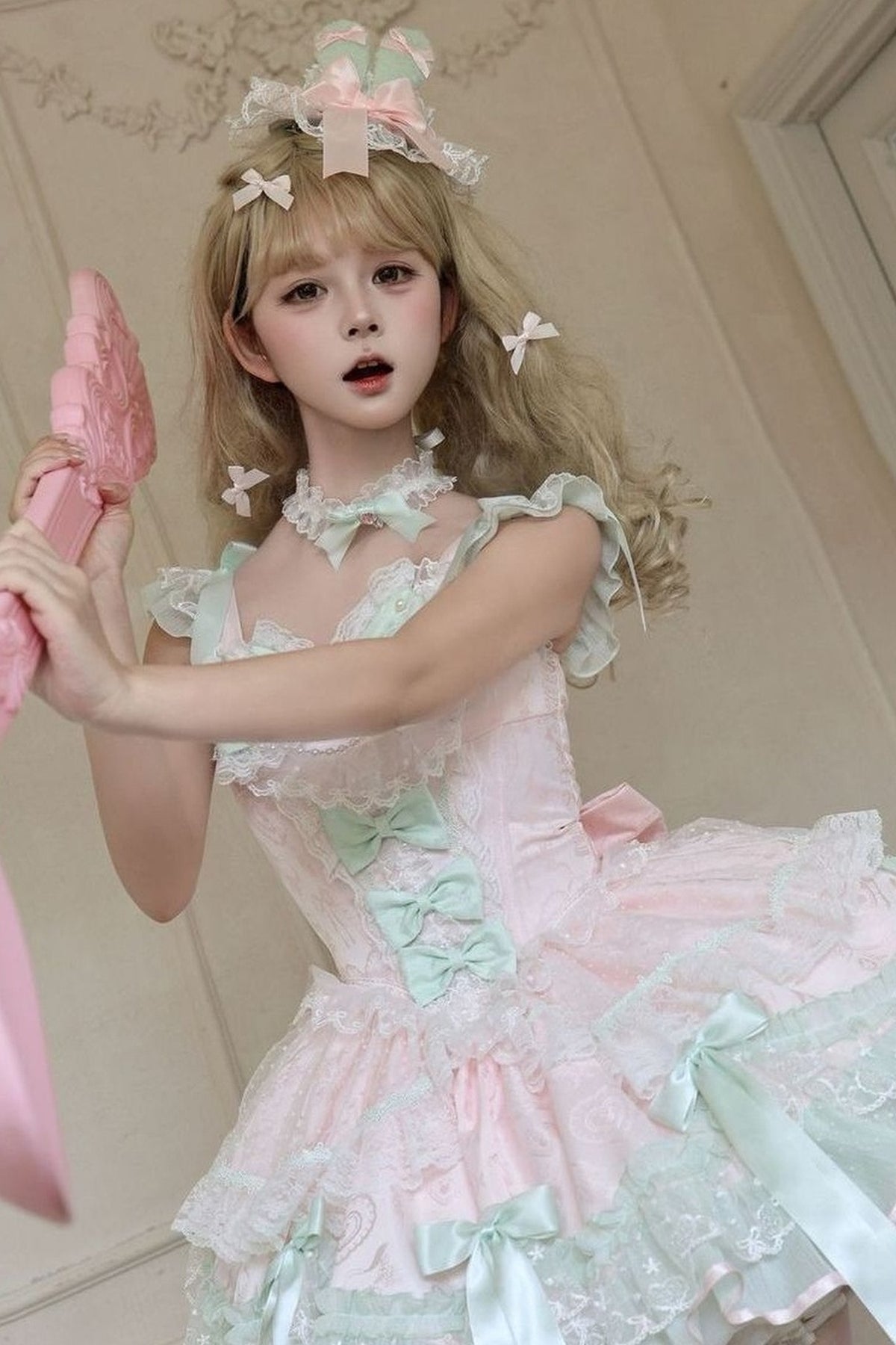 Ballet Lace Strap Dress
