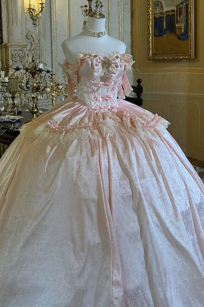 Pink Bow Gown+Accessesory