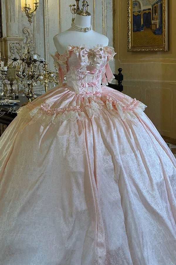 Pink Bow Gown+Accessesory