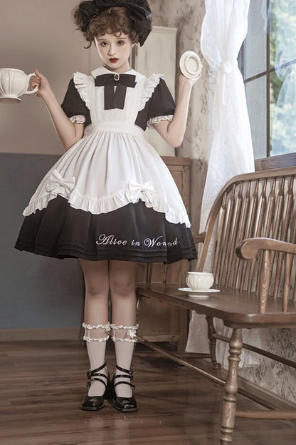 Wonderland Alice Short Sleeve One-Piece Dress