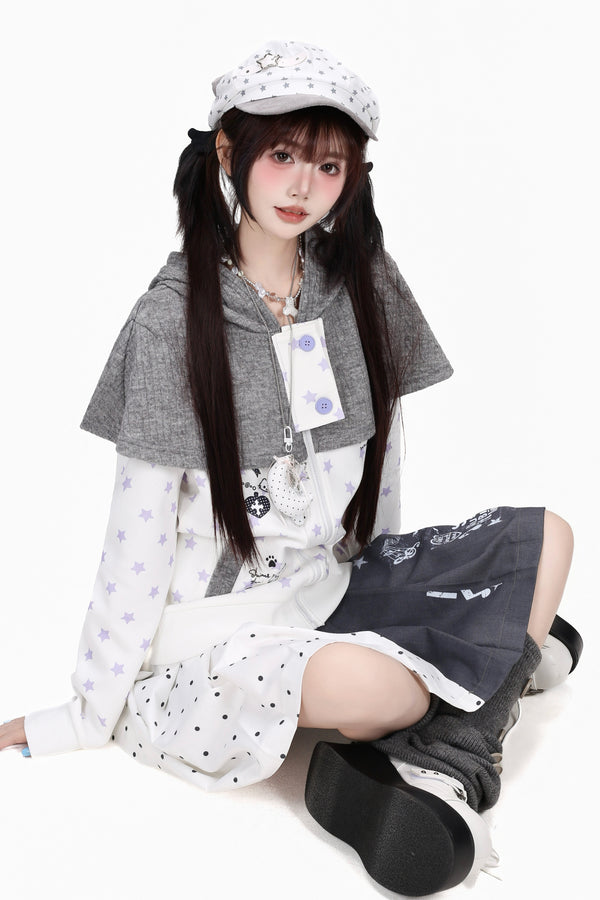 Gray Shawl Jacket