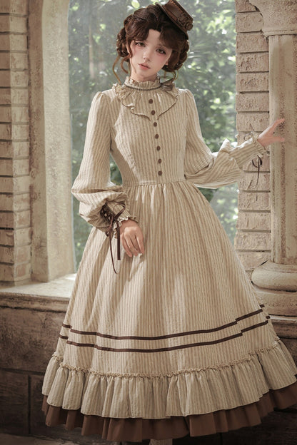 Gerüschtes Two-Way-Kleid mit Accessoire-Set