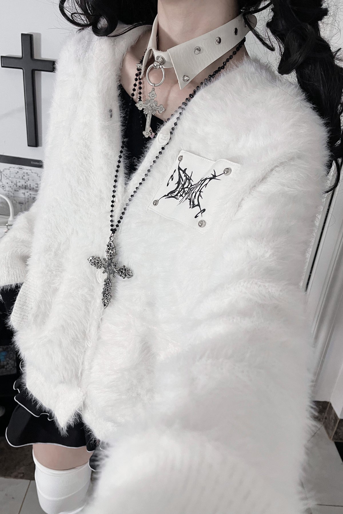 Long Rabbit Ear Design Jacket