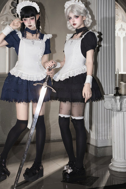 Dark Gothic Maid Lolita Set
