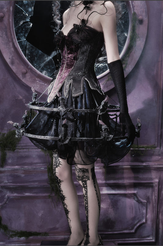 Gothic Soul-Catching Lantern Skirt