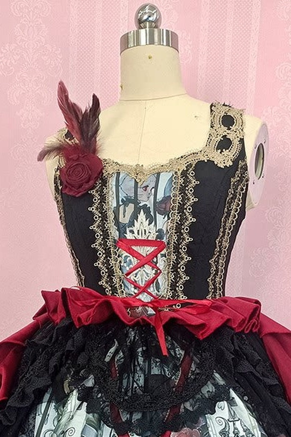 Rose Night Flight Gothic Cape Set