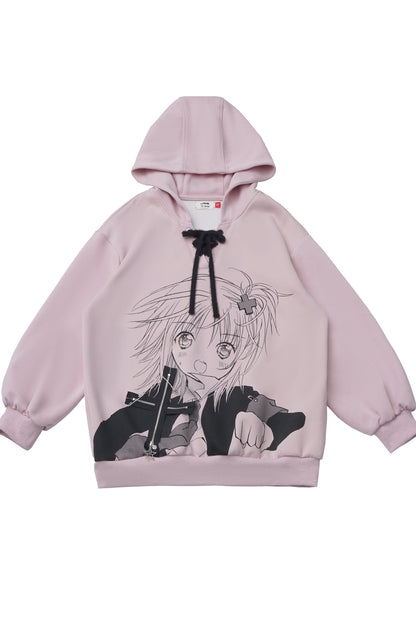 Three-Tone Tie-Dye Age-Reducing Hooded Sweatshirt