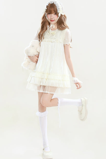 儚げ天使のレースドールワンピース