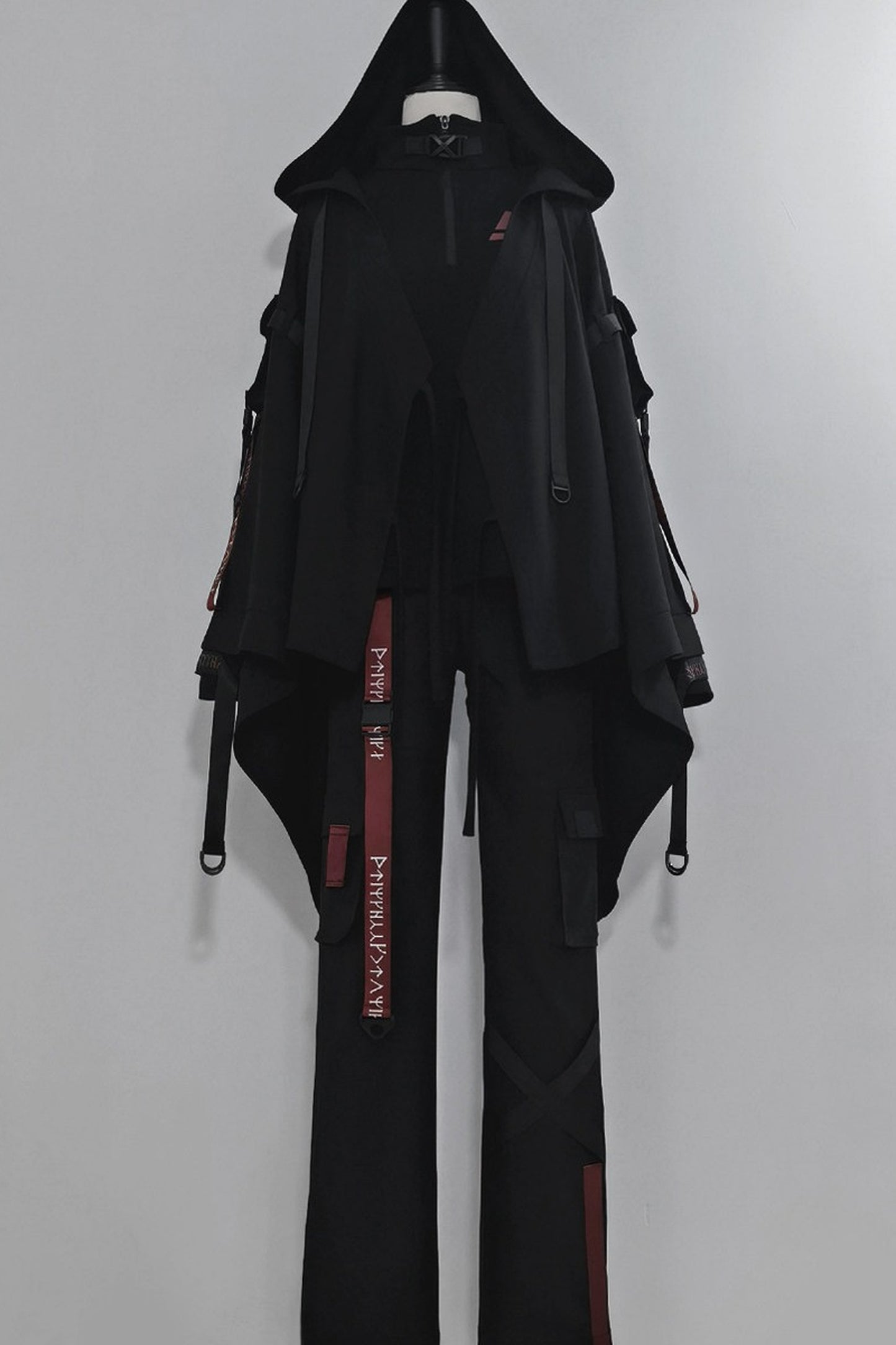 Wasteland Techwear Slim-Fit Pants+Leg warmers
