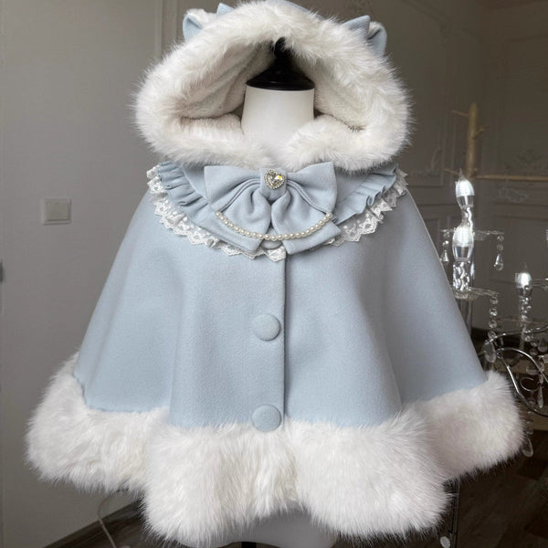 Cat Ear Bow Lolita Cape