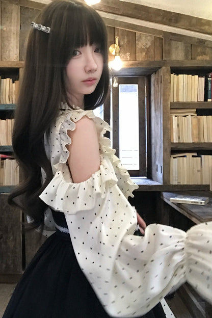Black White Polka Dot Dress