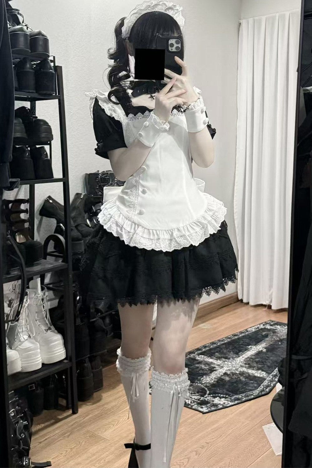 Dark Gothic Maid Lolita Set