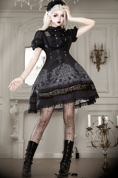 Lace Lily Gothic Lolita Dress