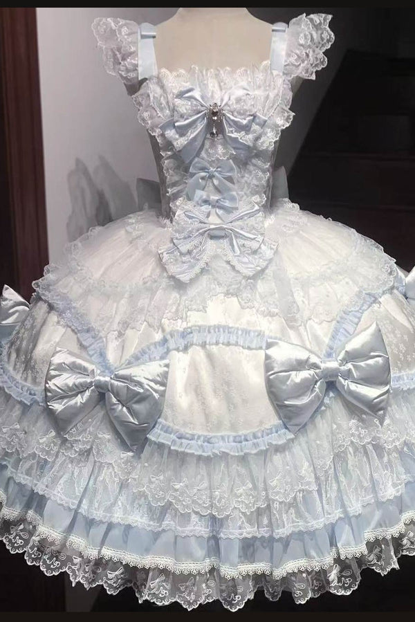 Cotton Candy Ribbon Princess Dress