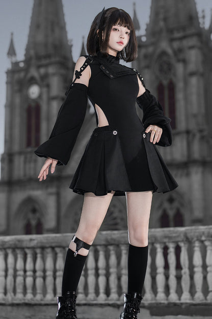 Dark Tactical Prince Dress and Pants Set