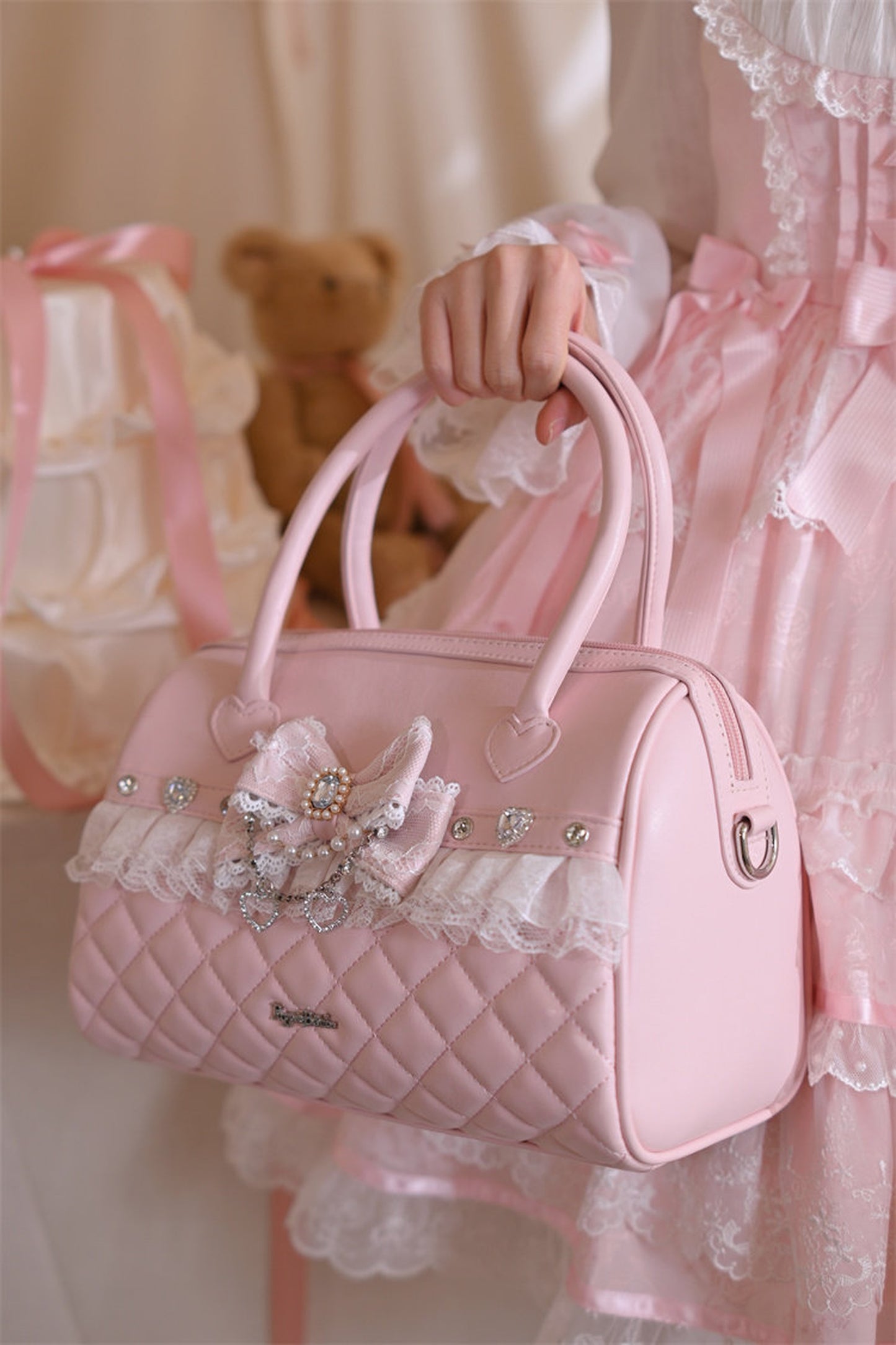 Lolita gesteppte 2-Wege-Boston-Tasche