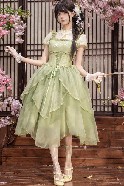 Robe de princesse chinoise romantique + accessoires