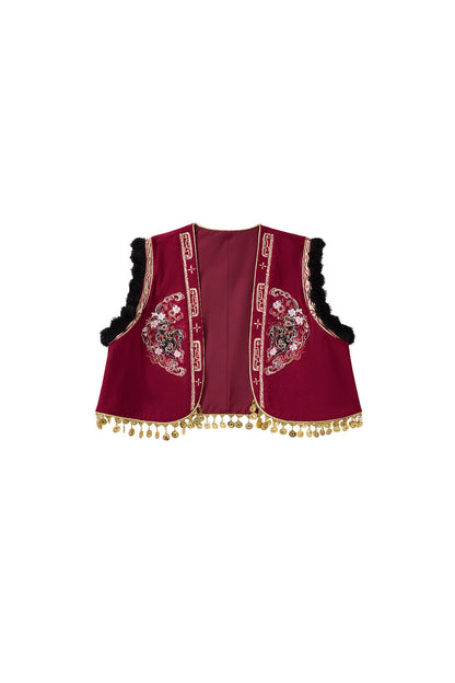 Ethnic Vest and Pants Set-Up