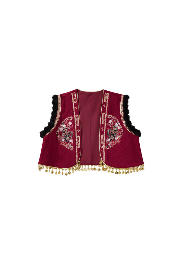 Ethnic Vest and Pants Set-Up