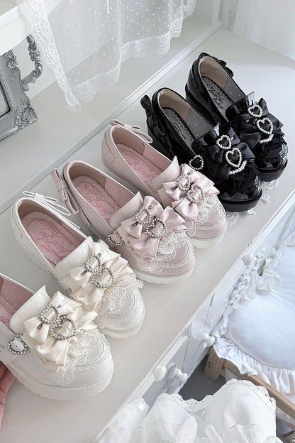 Mocassins à plateforme Tea Party