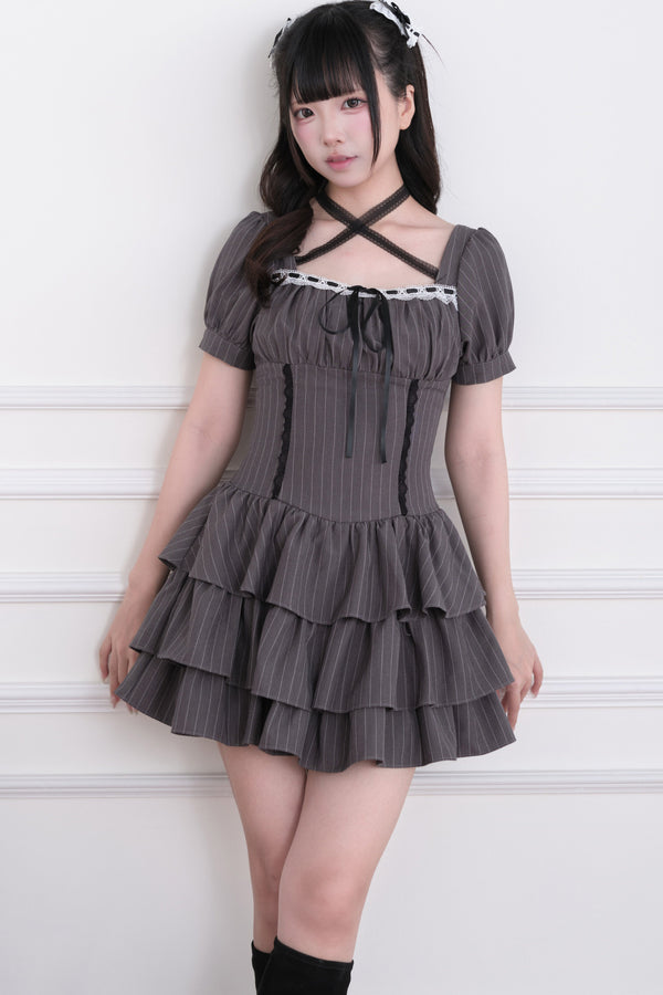 【予約商品】量産系お嬢様ティアードワンピース