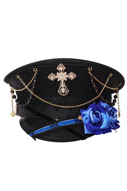 Dark Style Rose Sun Hat