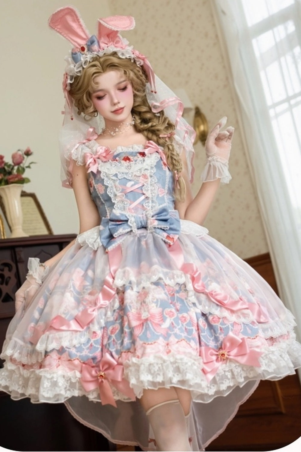 Strawberry Bunny JSK Strap Dress