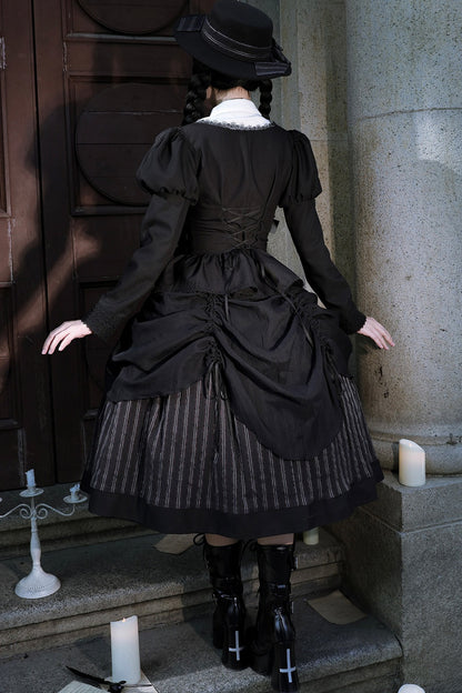 Gothic Striped Lolita Set