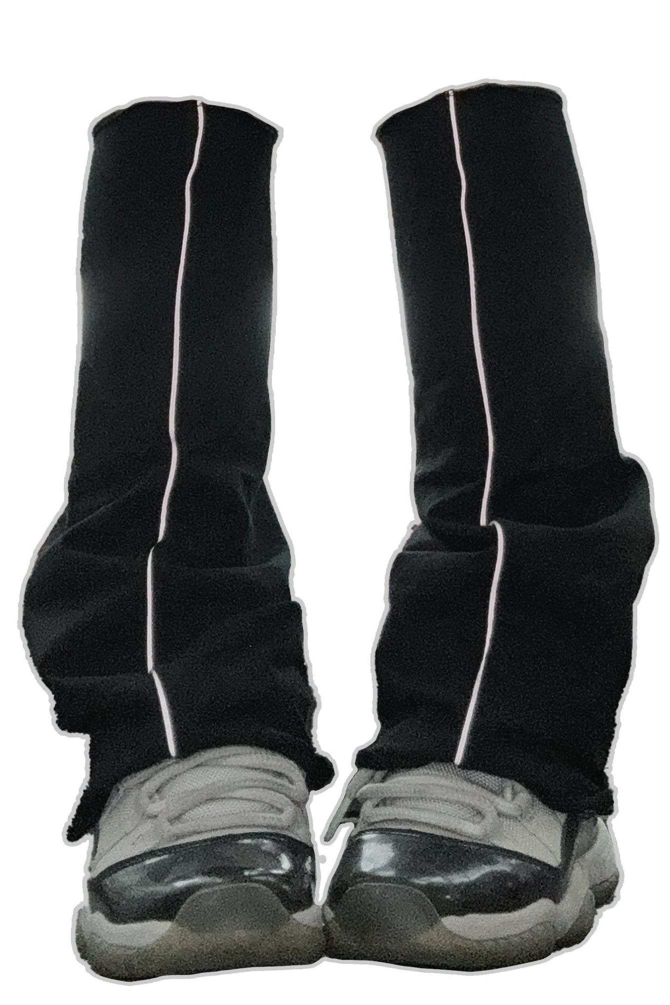 Reflective Lamb Hoof Pleated Leg Warmers