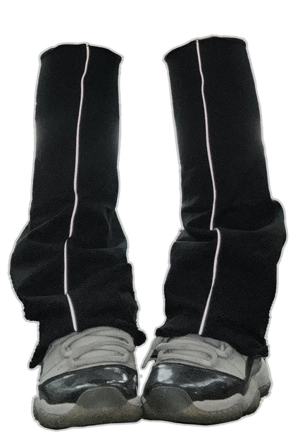 Reflective Lamb Hoof Pleated Leg Warmers