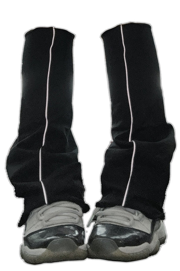 Reflective Lamb Hoof Pleated Leg Warmers