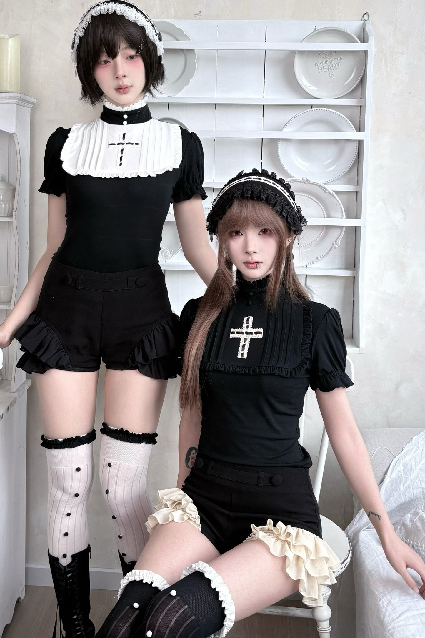 Angel Devil Gothic Doll Set-Up