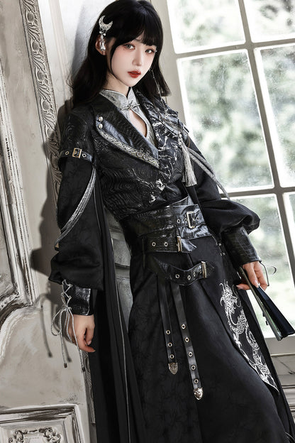 Dragon Improved Hanfu Top and Pants Set