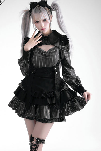 Subculture Dark Top and Shorts Set