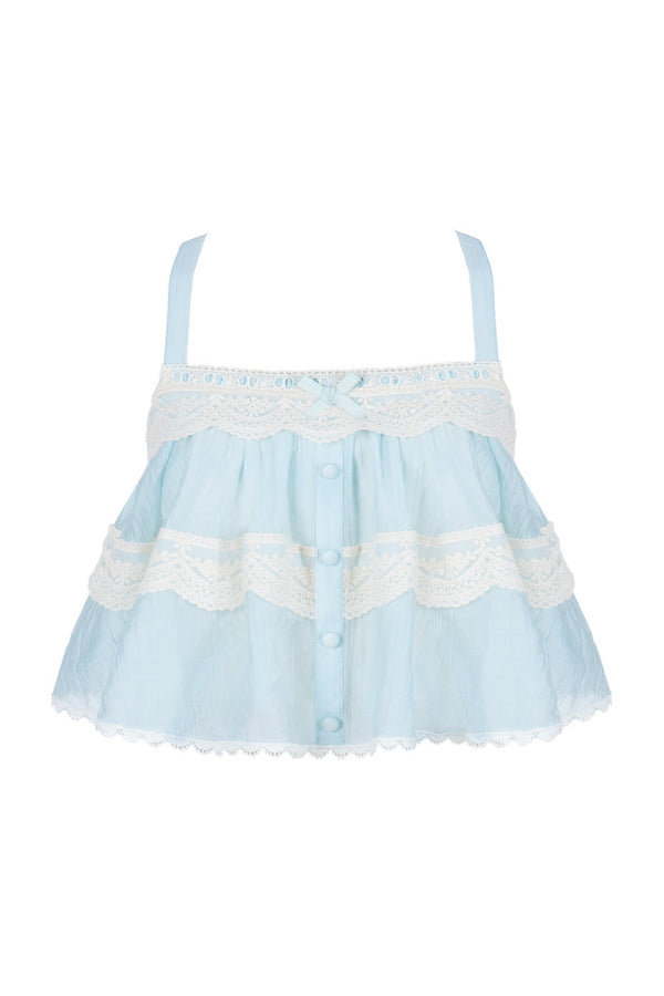 Twin Camisole And Irregular Hem Skirt Set-Up
