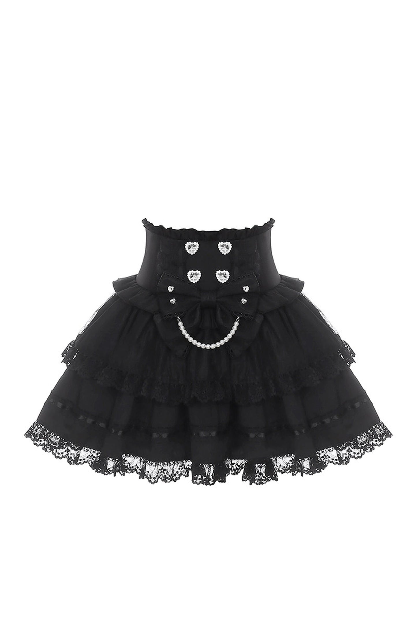 Lace Ribbon Sailor Jirai Kei Set