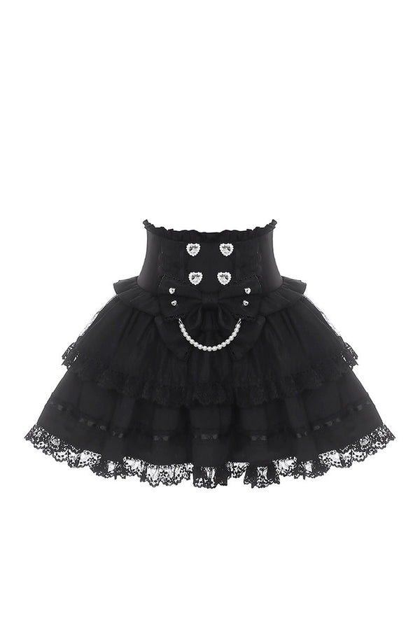 Lace Ribbon Sailor Jirai Kei Set