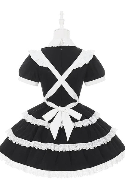 Japanisches Maid-Kleid und Rock-Set